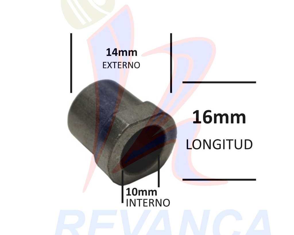 BUJE PATON BISELADO EN HIERRO