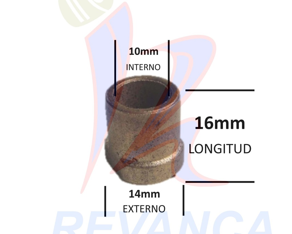 BUJE PATON BISELADO EN BRONCE