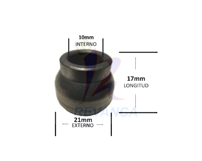 BUJE MOTOR SECADO / UNIVERSAL 10 MM EN ALEACION
