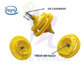 TRANSMISION PIÑON METALICO PARA LAVADORA ELECTROLUX