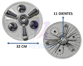 AGITADOR ASIATICO LG 33 CMS 11D 3 DISCOS AW-20113C