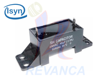 CAPACITOR P/LAV. DIGITAL - 45MF/250V - CUADRADO