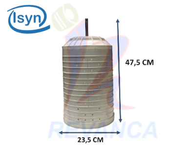 TINA SECADO  DIAM: 235 MM / ALTO: 475 MM (EJE 12MM)
