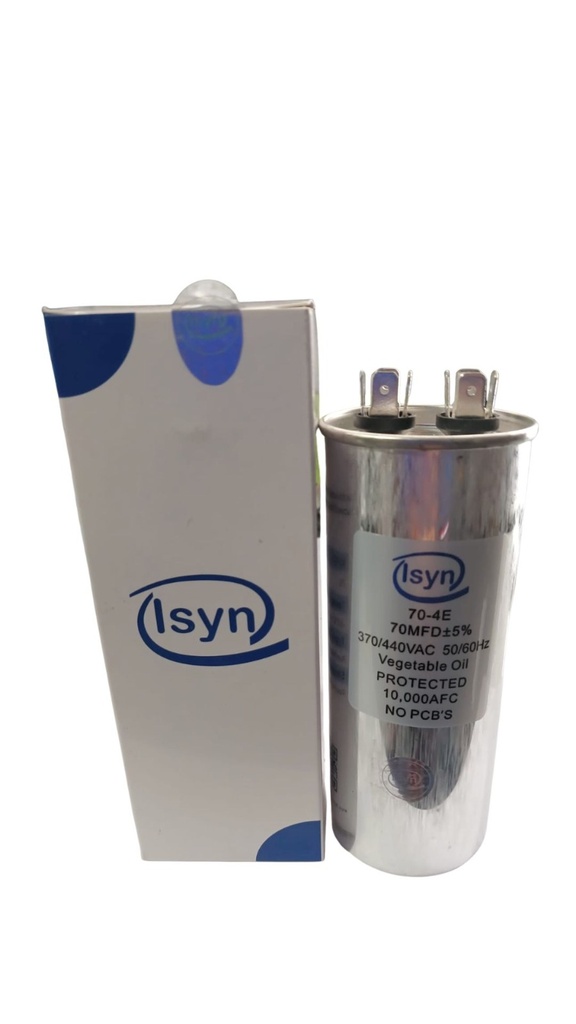 CAPACITOR DE MARCHA - 70MF 370/440V ISYN