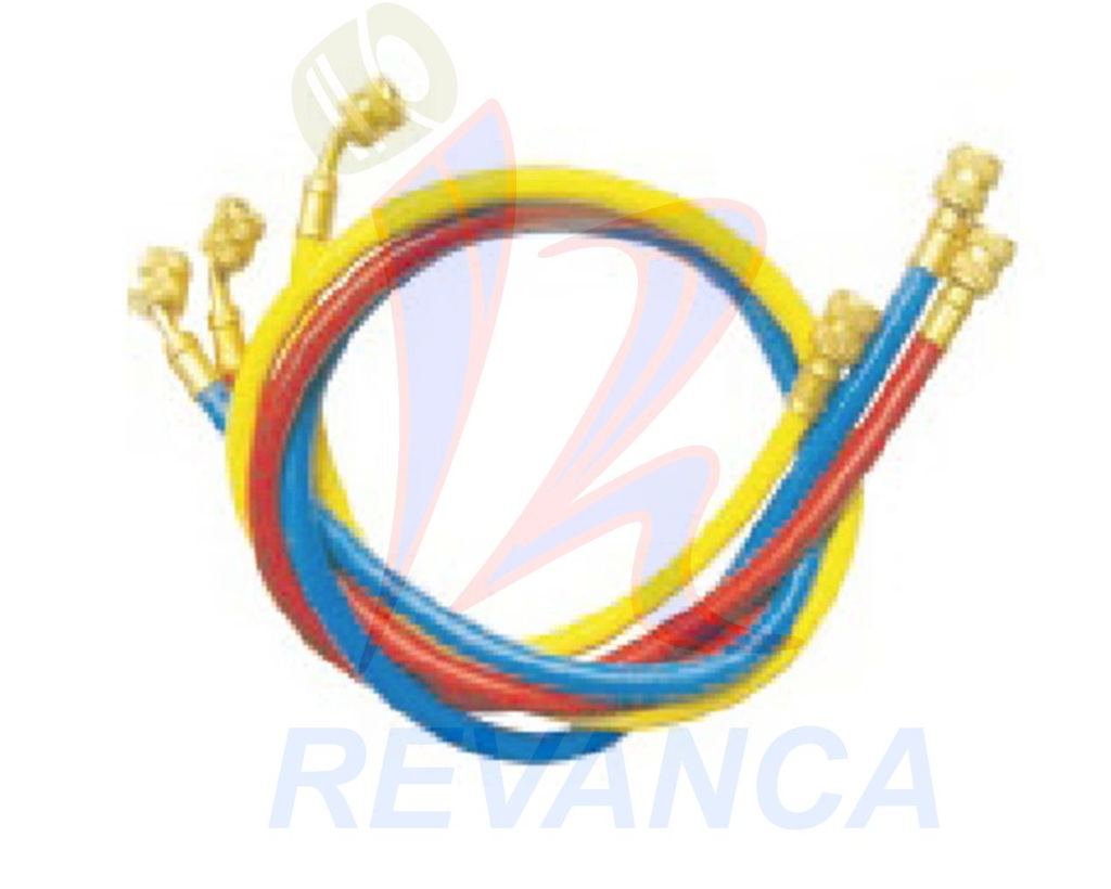 MANGUERA MANOMETROS 36 PULG CORTA 500-2500 PSI (R-12/22/502) NPTC-360RYB