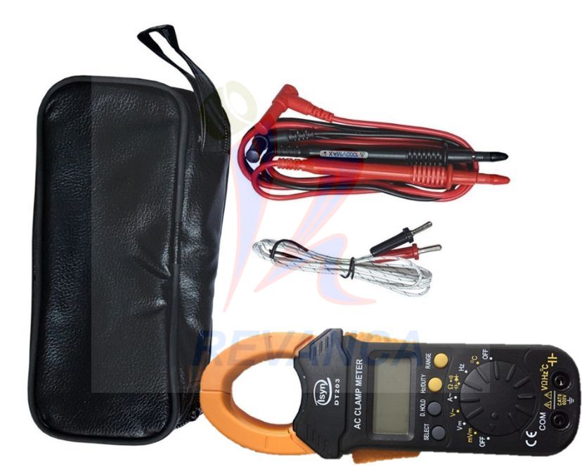 VOLTIAMPERIMETRO CAPACIMETRO SENSOR TEMPERATURA C/PINZA