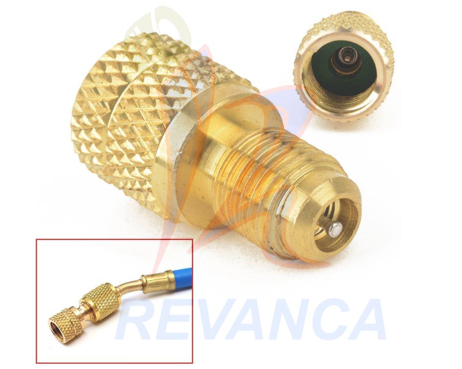 VALVULA ADAPTADOR REFRIGERANTE 410A