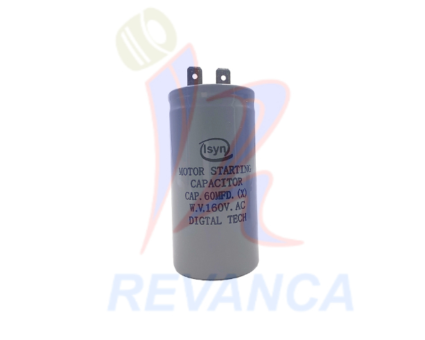CAPACITOR DE NEVERA GRIS 60MFD/160V