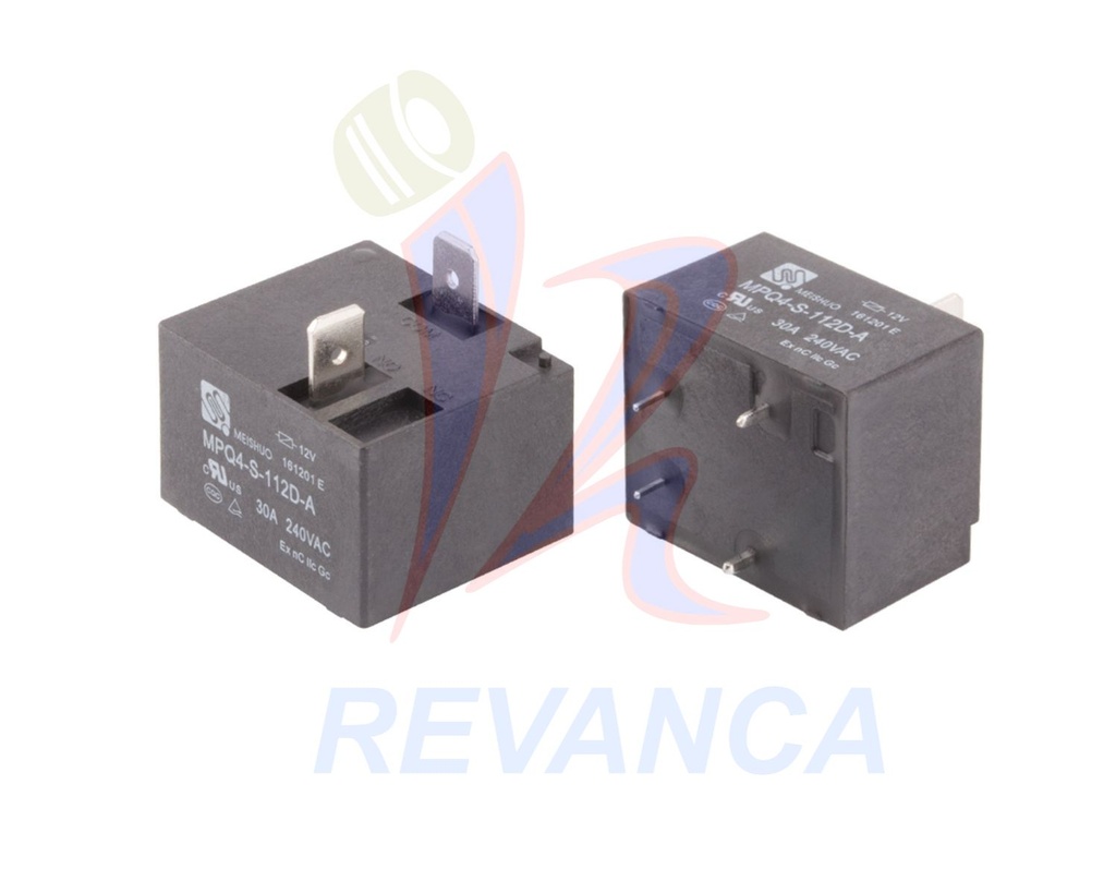 RELAY PARA TARJETA A/A 30A/240VAC - 10A/30VDC