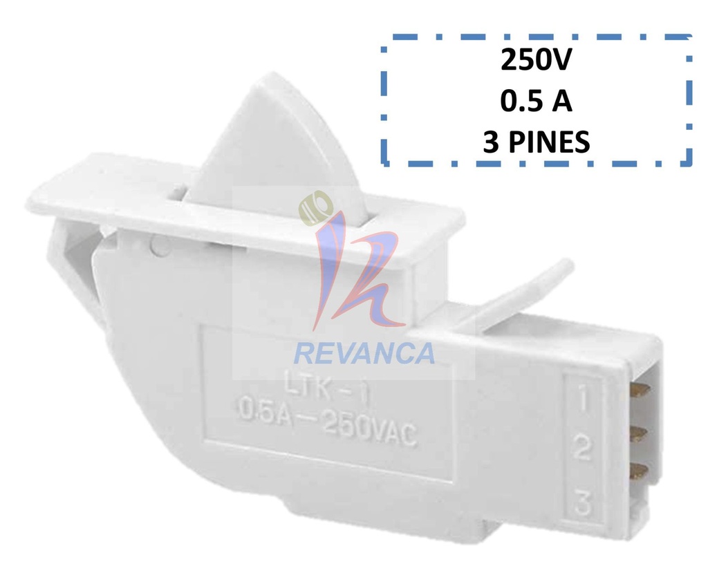 SWITCH LUZ DE NEVERA SAMSUNG Y LGQSW18810 CUADRADO