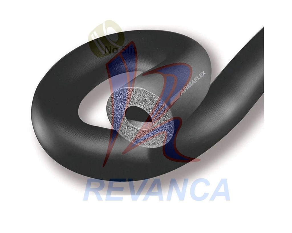 RUBATEX 3/4 X 1/2  IMPORTADO NEGRO 1.8 MTS