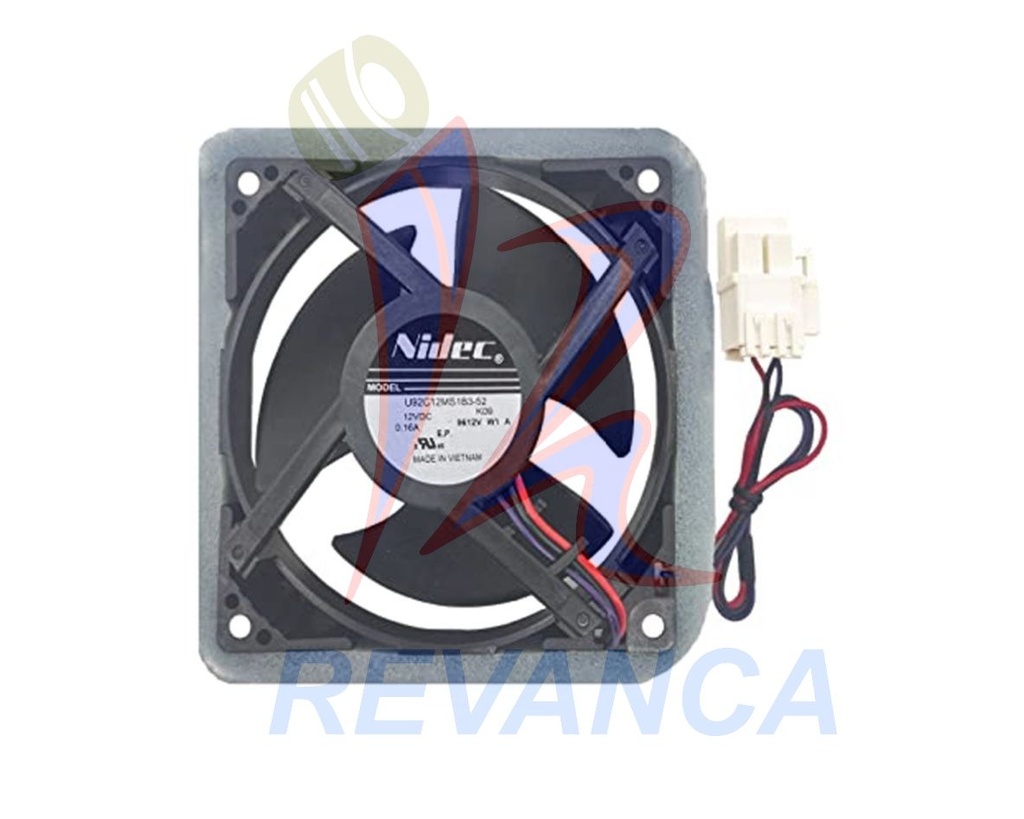 MICRO MOTOR DE NEVERA MABE CUADRADO U92C12MS1BA3-52Z402X10F5S 12VDC/0.14A