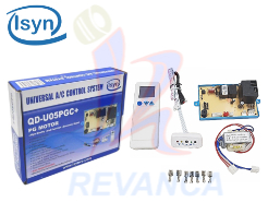 TARJETA UNIVERSAL Y CONTROL CON DISPLAY PEQUEÑO- 220VOLTS QD-U02B+