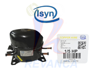 COMPRESOR DE NEVERA 1/5HP ISYN R600A