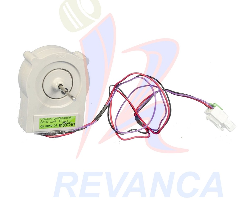 MICRO MOTOR PARA NEVERA LG 4681JB1027J/4681JB1027A 13V 0.27A 2400RPM