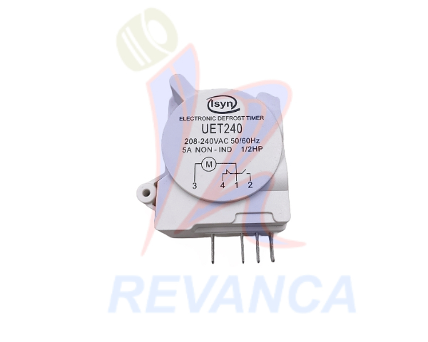 RELOJ DE NEVERA MULTIHORAS (4-12 HORAS) 220V AJUSTABLE TIPO MABE