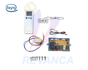 TARJETA UNIVERSAL CON CONTROL REMOTO P/AIRE SPLIT 220V QD-U02B+