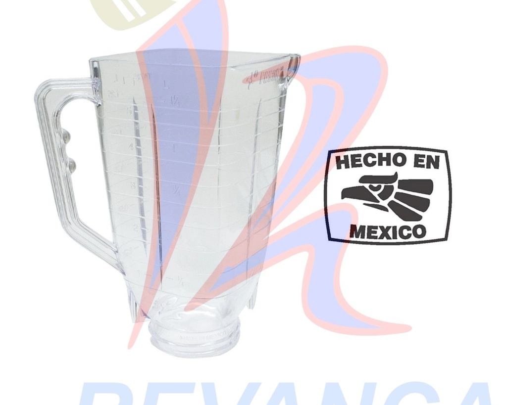 VASO PLAST ROSAN REMPLAZO STER CRISTAL GRUESO
