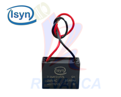 CAPACITOR P/VENTILADOR - 7.5MF/250V