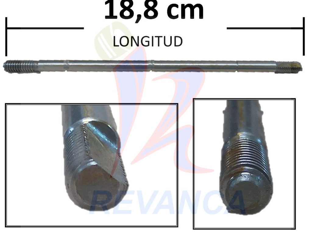 EJE VENTILADOR SAMURAI 18,8 CM DE RANURA