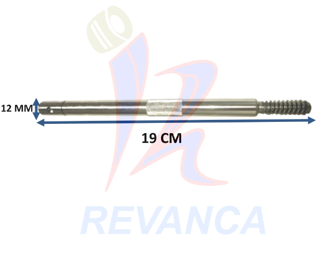 EJE VENT. PATON ORIG. - GIRATARIO 12 MM (19 CM)