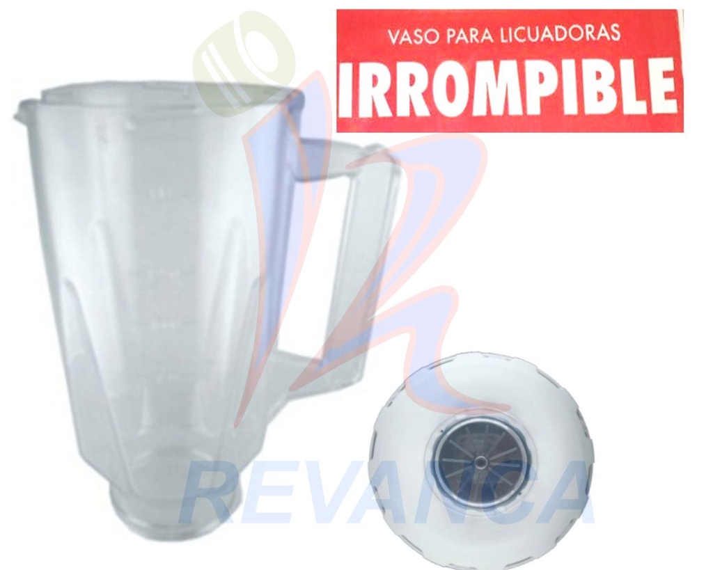 VASO XL IRROMPIBLE TRANSPARENTE