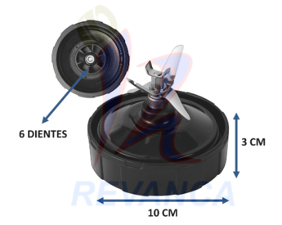 CUCHILLA LICUADORA NUTRI NINJA 6 DIENTES