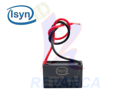 CAPACITOR P/VENTILADOR - 3MF/250VA