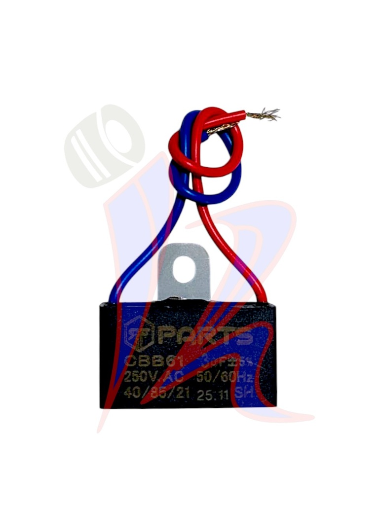 CAPACITOR P/VENTILADOR - 3MF/250VA