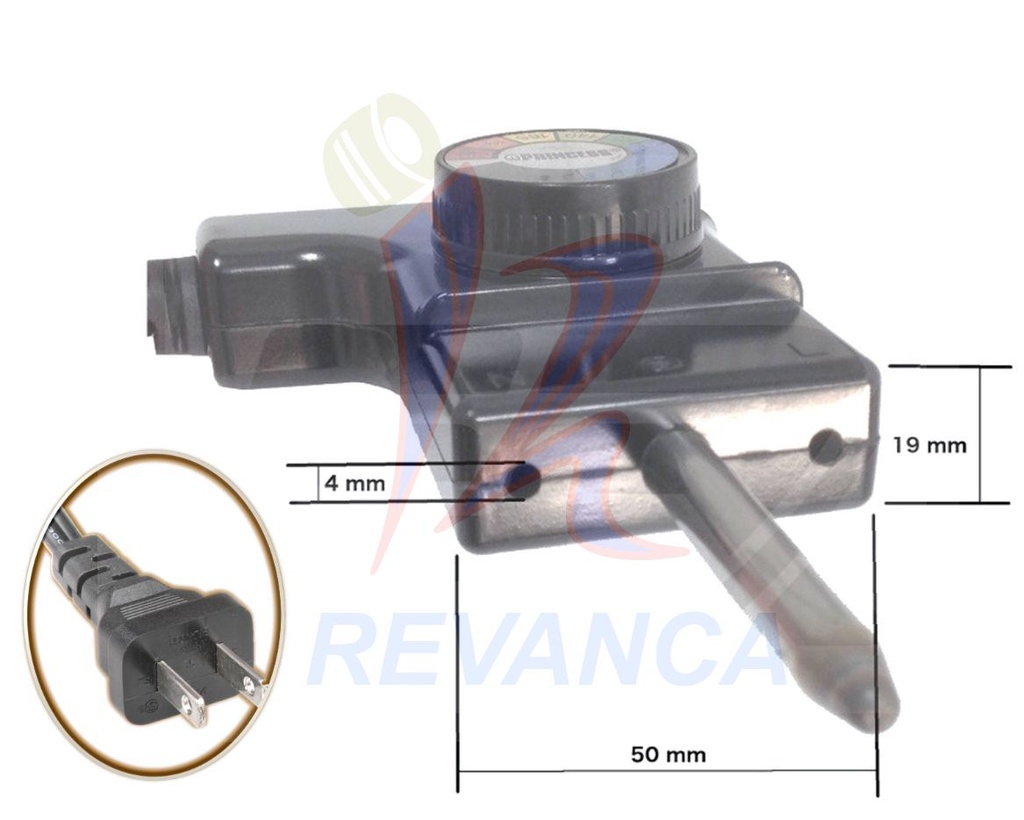 ENCHUFE CON TERMOSTATO PARA FREIDORA / ARROCERA ELECTRICA