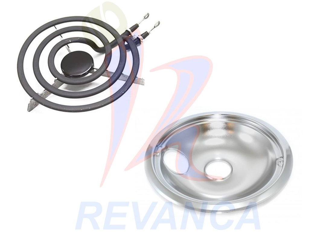 RESISTENCIA DE COCINA 8 A 220V C/PLATO RECOLECTOR