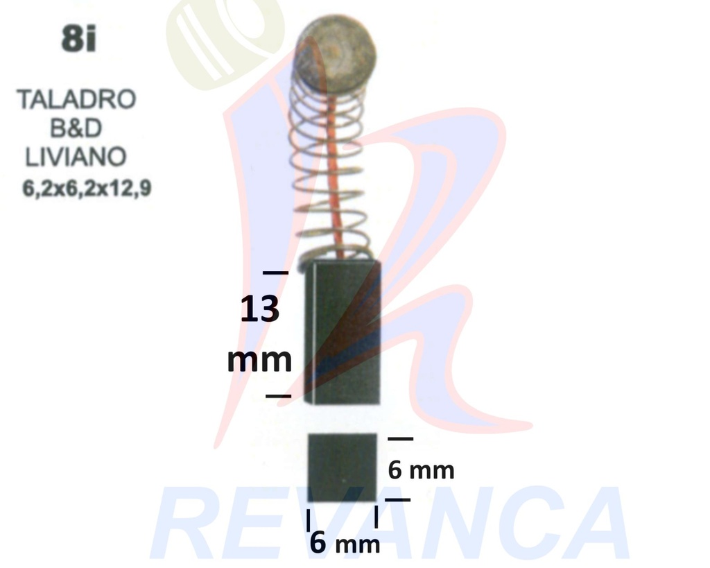 ESCOBILLA TALADRO B&D LIVIANO 7274/04 / 7104