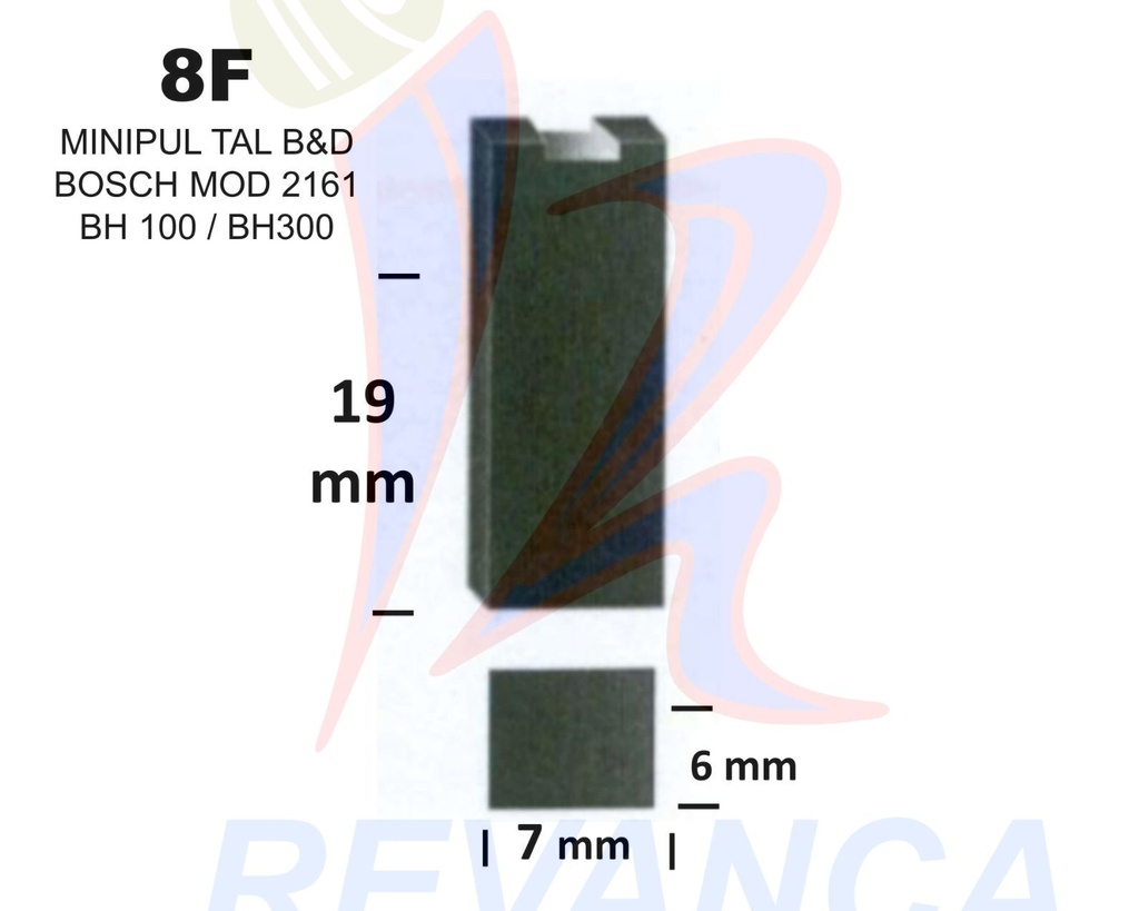 ESCOBILLA TALADRO B&D BH100-BH300