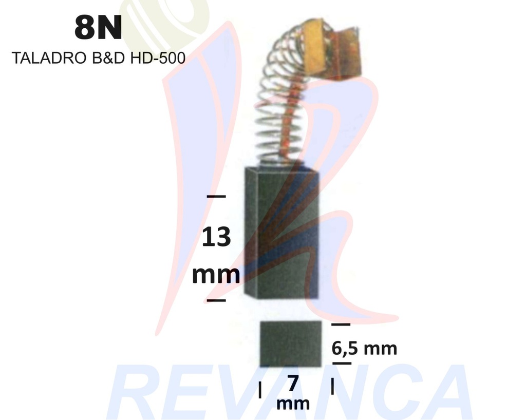 ESCOBILLA TALADRO B&D HD500