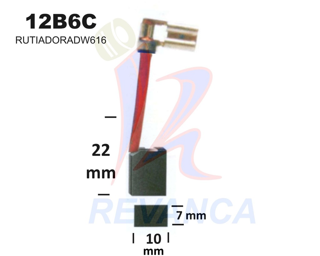 ESCOBILLA RUTIADORA DEWALT616
