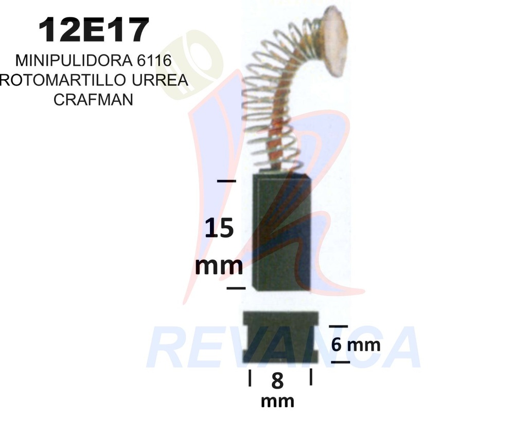 ESCOBILLA TALADRO CHINO ADAPTABLE 2 RANURAS