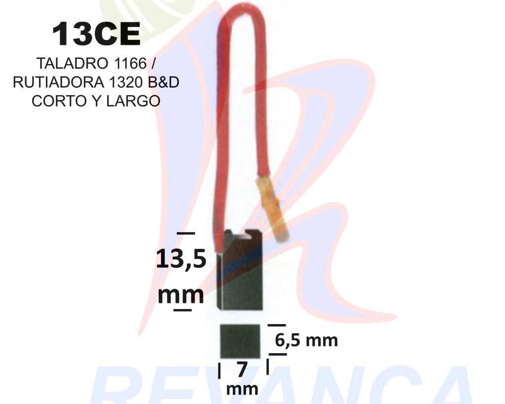ESCOBILLA TALADRO DEWALT 508, 411, 421, 1166