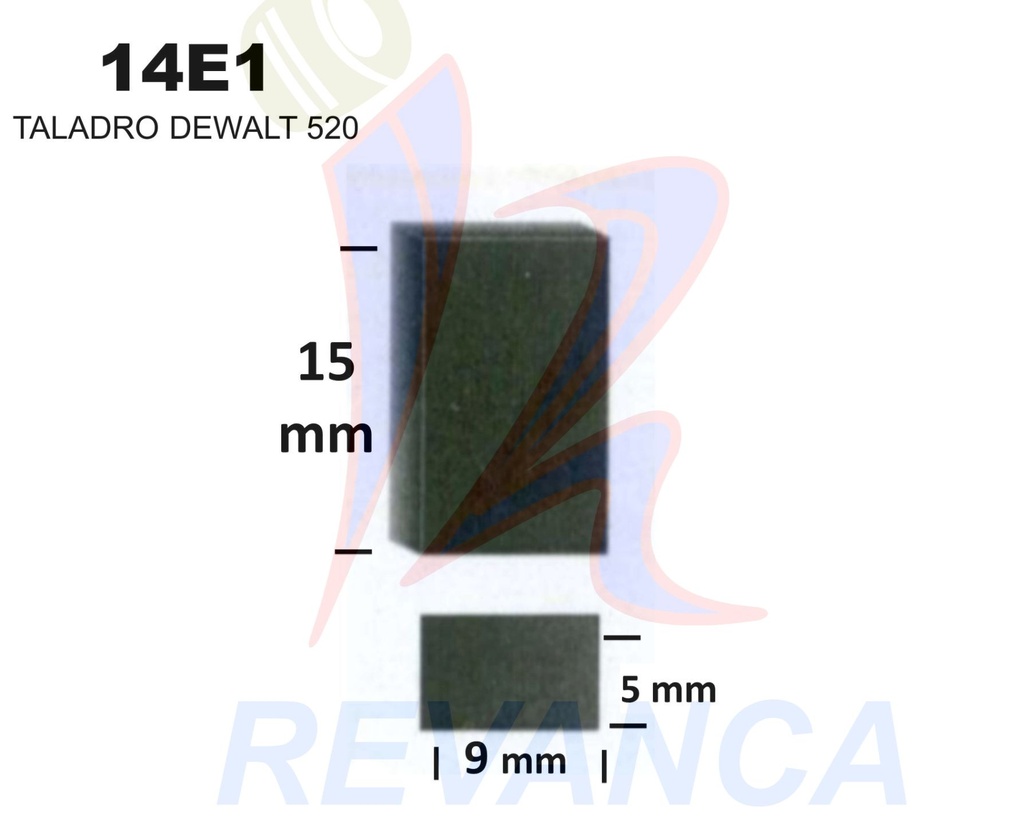 ESCOBILLA TALADRO DEWALT D520 / SOLO CARBON