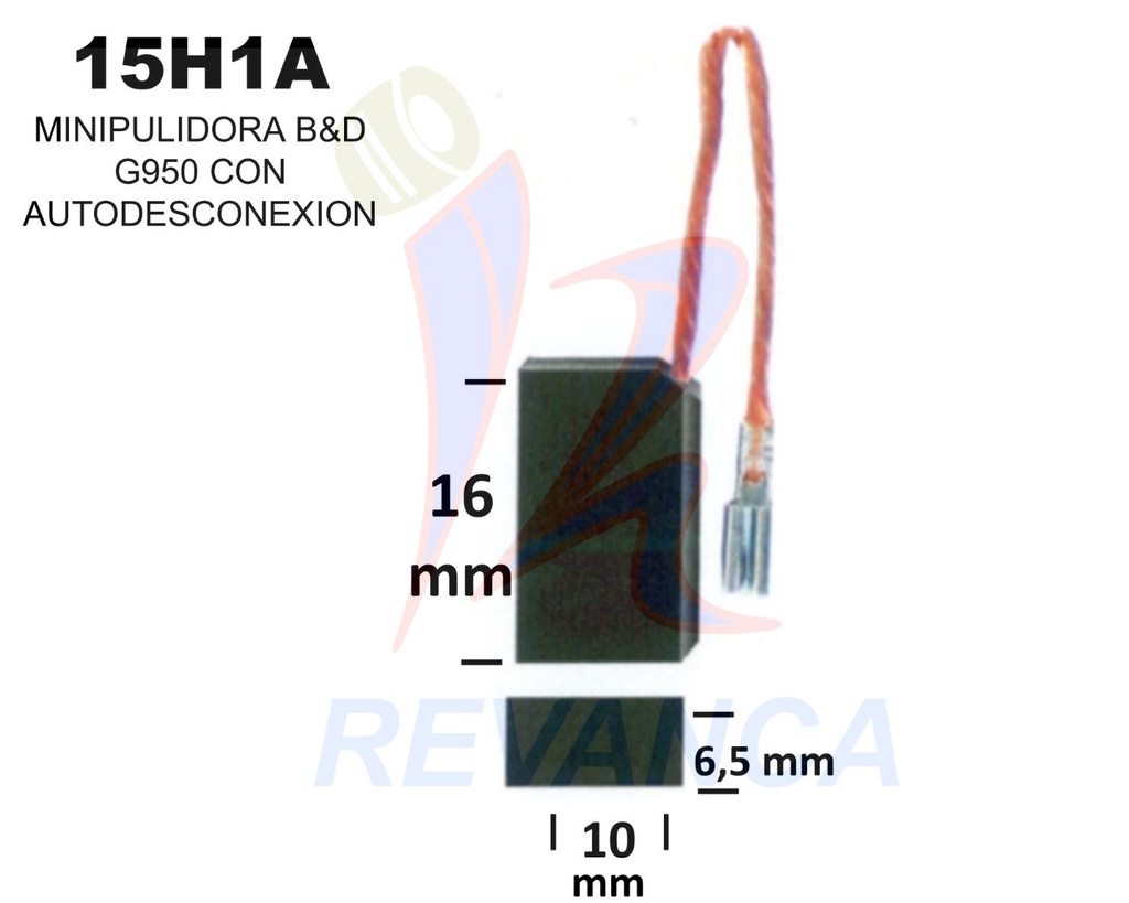ESCOBILLA MINIPULIDORA B&D G950