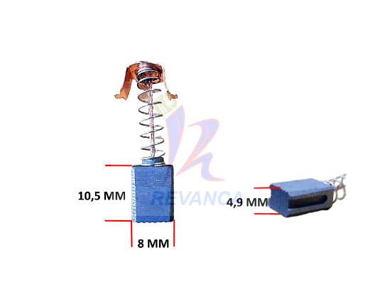 ESCOBILLA TALADRO DW, BOSCH CHINOS 5,9X8, 8X14,5 CRT TERM ESPECIAL HUECOS