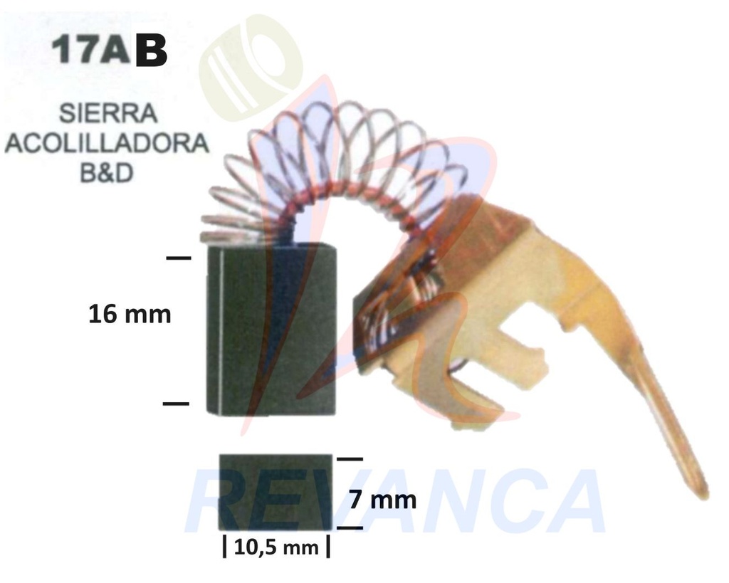 ESCOBILLA RUTIADORA B&D RP200 LINEA ROJA