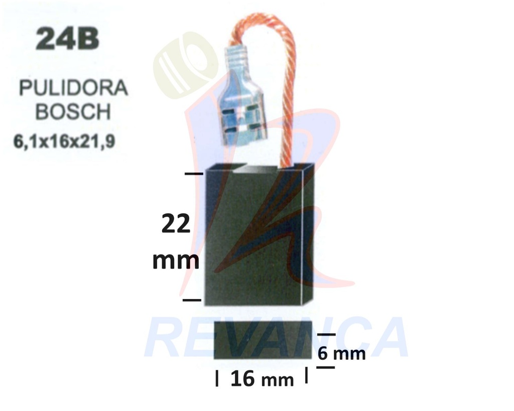 ESCOBILLA PULIDORA BOSCH 1362, ENCHUFE