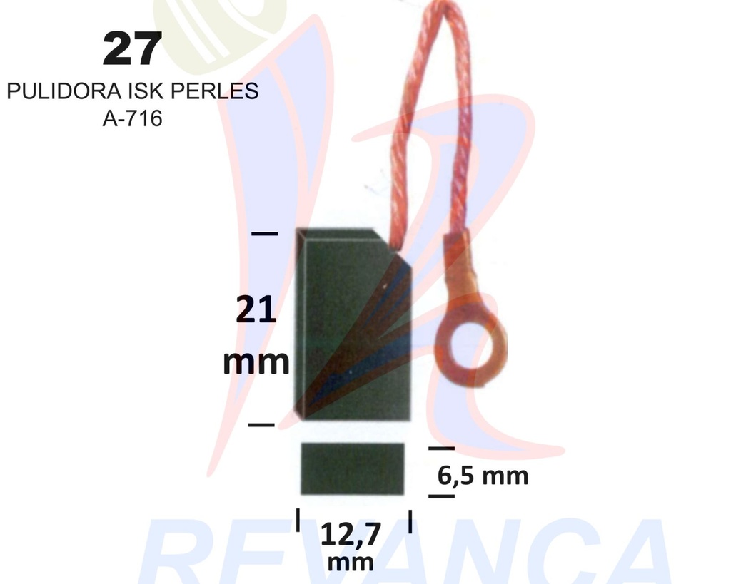 ESCOBILLA PULIDORA ISKRA PERLESS
