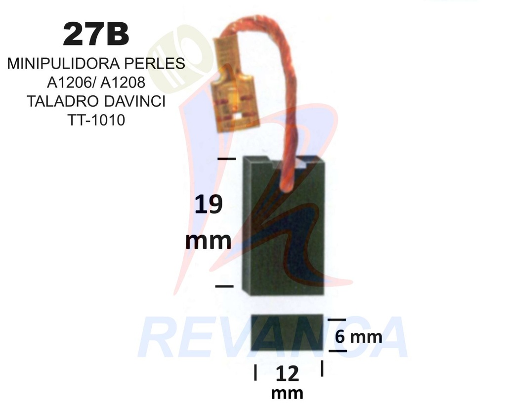 ESCOBILLA PULIDORA ISKRA PERLESS A1206