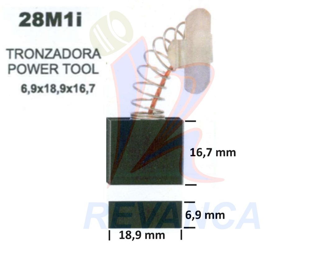 ESCOBILLA TRONZAD. POWER TOOL S4014-SG014-S7014, ESM., TRONZ TROOPER PULID NEO AA918