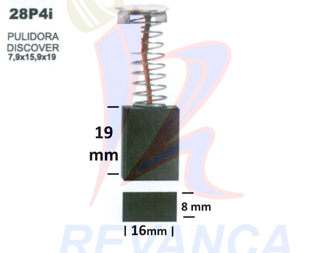 ESCOBILLA PULID DISCOVER CT33253/66 URREA/SURTEK/TRONZ. NEO CS734