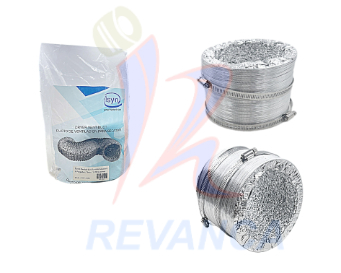 DUCTO SECADORA FLEXIBLE DE ALUMINIO (DIAMETRO 6 PULG / LARGO 3M)