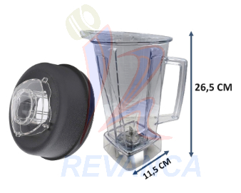 VASO LICUADORA INDUSTRIAL SILENCIOSA COMPLETO