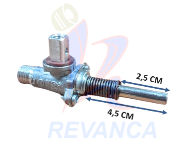 VALVULA COCINA MABE VASTAGO DELGADO PICO CUADRADO WSA01F03799/ WS01F03605/ 223C3275G009/ WS01F03604