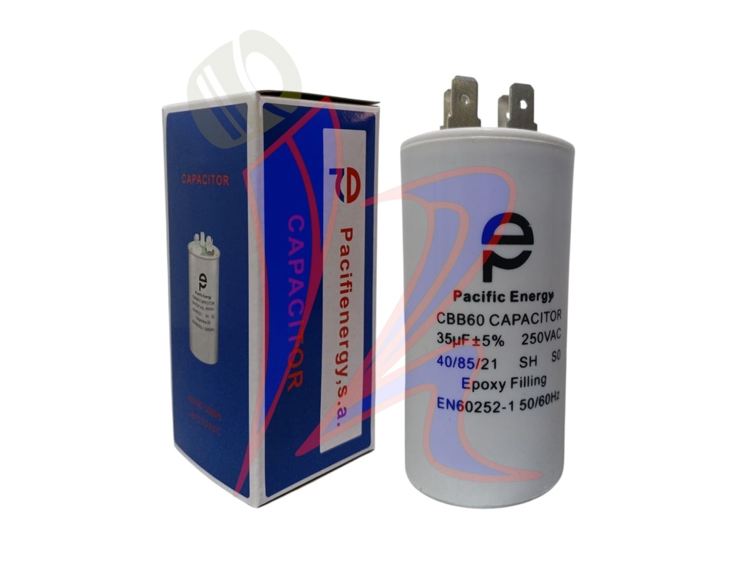 CAPACITOR PARA MOTOBOMBA - 35MF 250/450V